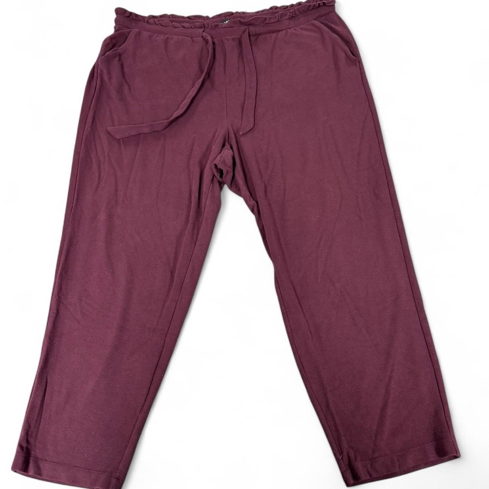 Torrid Pull-On Tie Paperbag Waist Studio Luxe Ponte Pants